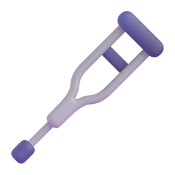 crutch - Microsoft Fluent UI 3D Style