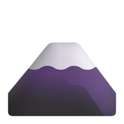 mount fuji - Microsoft Fluent UI 3D Style