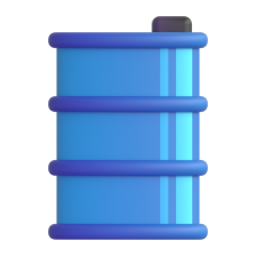oil drum - Microsoft Fluent UI 3D Style