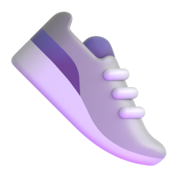 running shoe - Microsoft Fluent UI 3D Style