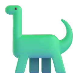 sauropod - Microsoft Fluent UI 3D Style