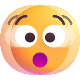 shaking face - Microsoft Fluent UI 3D Style
