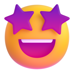 star-struck - Microsoft Fluent UI 3D Style