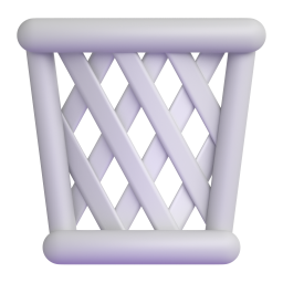 wastebasket - Microsoft Fluent UI 3D Style