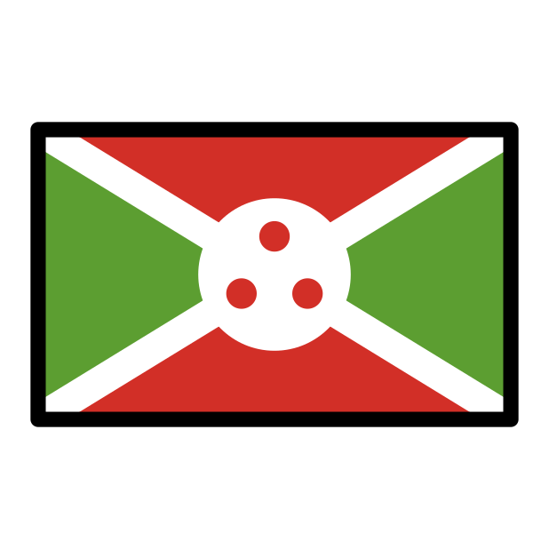 flag: Burundi - OpenMoji Color Style