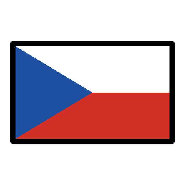 flag: Czechia - OpenMoji Color Style