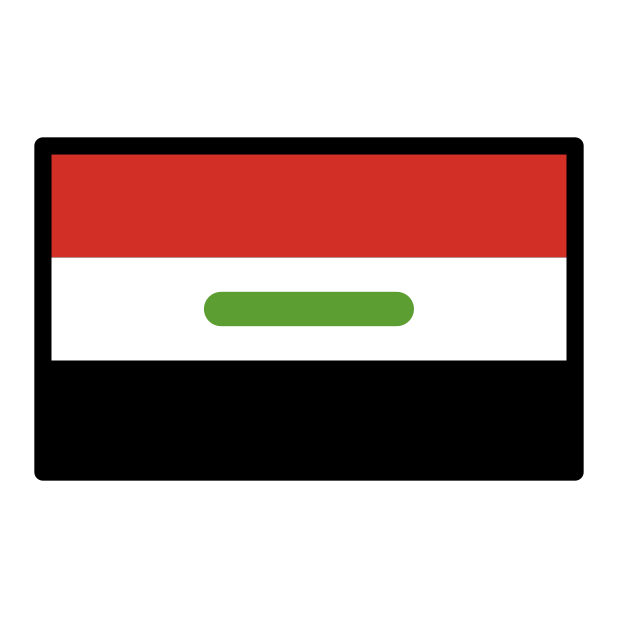 flag: Iraq - OpenMoji Color Style