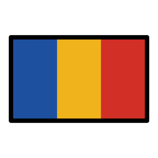 flag: Romania - OpenMoji Color Style