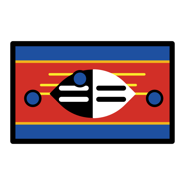 flag: Eswatini - OpenMoji Color Style