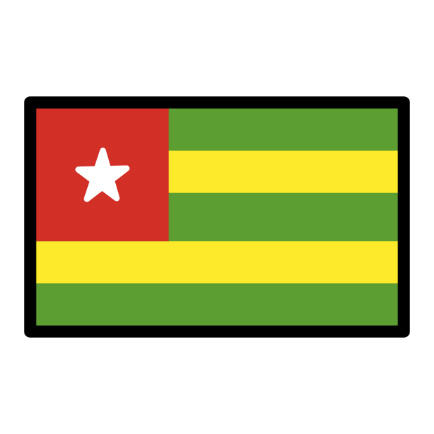flag: Togo - OpenMoji Color Style
