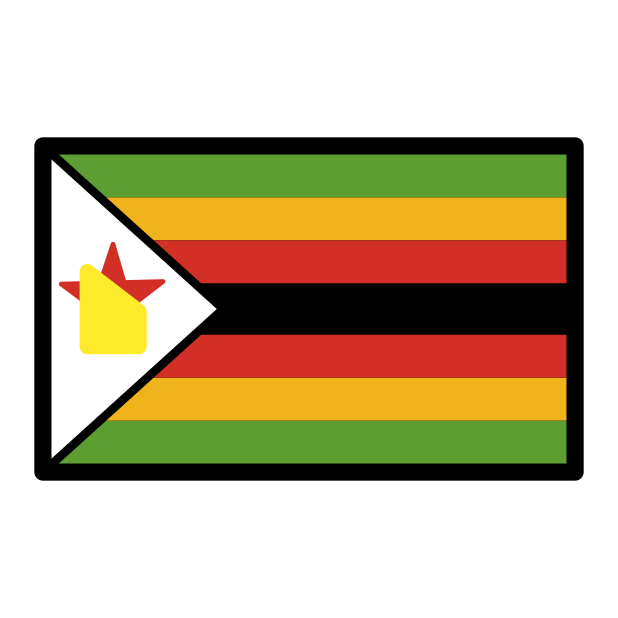 flag: Zimbabwe - OpenMoji Color Style