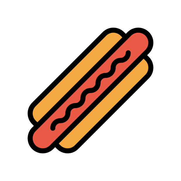 hot dog - OpenMoji Color Style