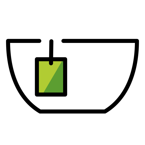 teacup without handle - OpenMoji Color Style