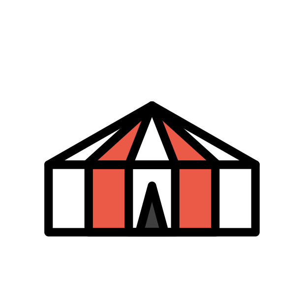 circus tent - OpenMoji Color Style
