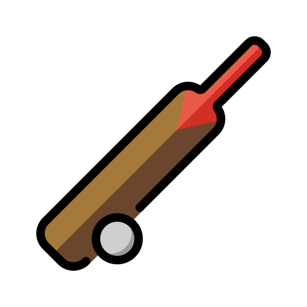 cricket game - OpenMoji Color Style