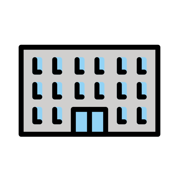 office building - OpenMoji Color Style