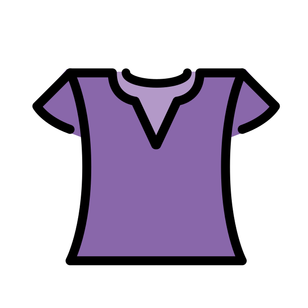 woman’s clothes - OpenMoji Color Style
