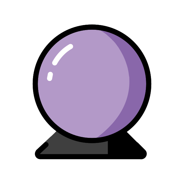 crystal ball - OpenMoji Color Style