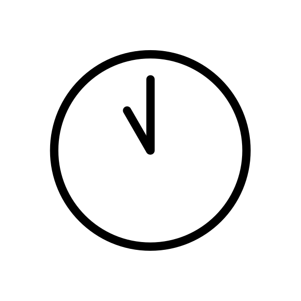 eleven o’clock - OpenMoji Color Style