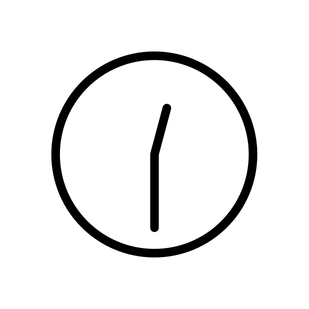 twelve-thirty - OpenMoji Color Style