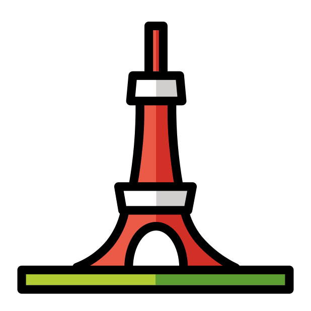 Tokyo tower - OpenMoji Color Style