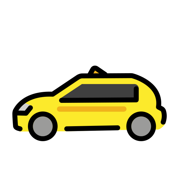 taxi - OpenMoji Color Style