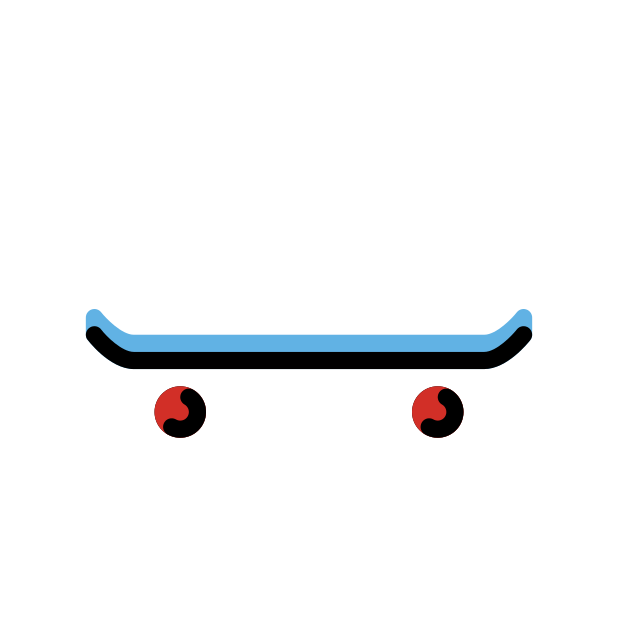 skateboard - OpenMoji Color Style