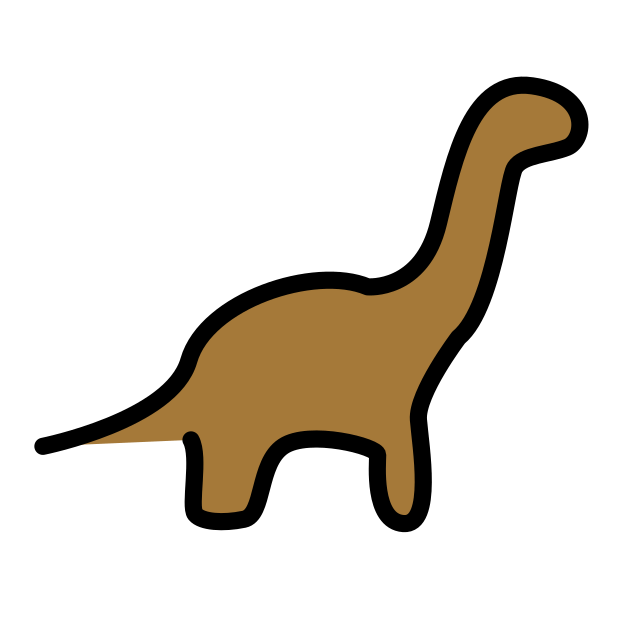 sauropod - OpenMoji Color Style
