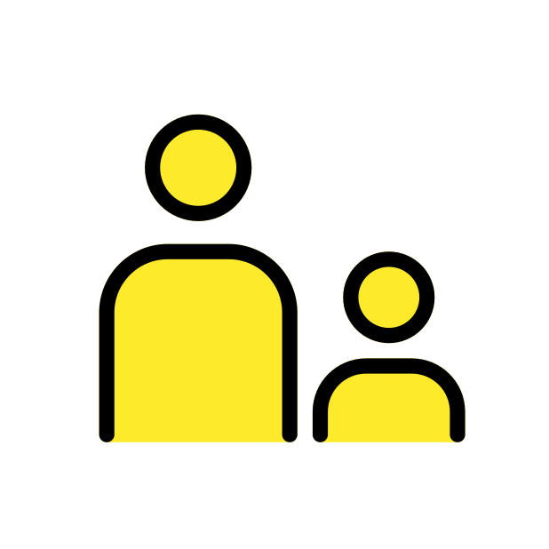 family: adult, child - OpenMoji Color Style