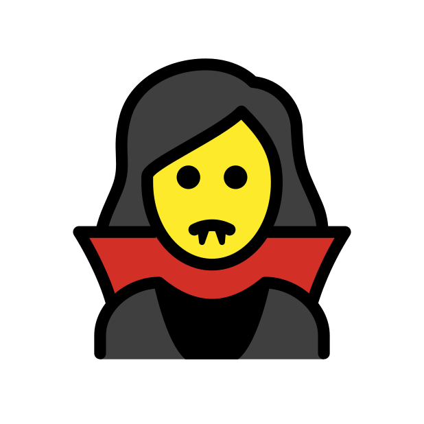 woman vampire - OpenMoji Color Style