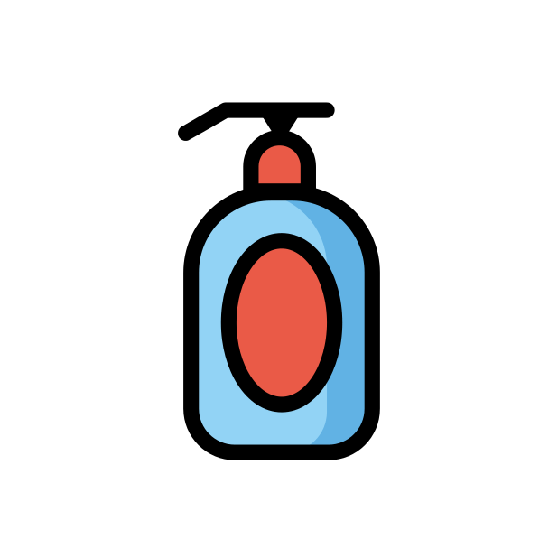 lotion bottle - OpenMoji Color Style
