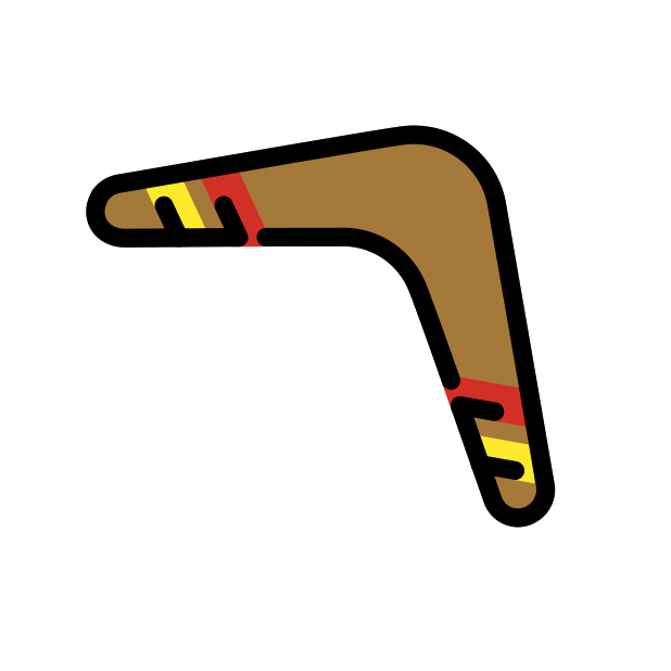 boomerang - OpenMoji Color Style