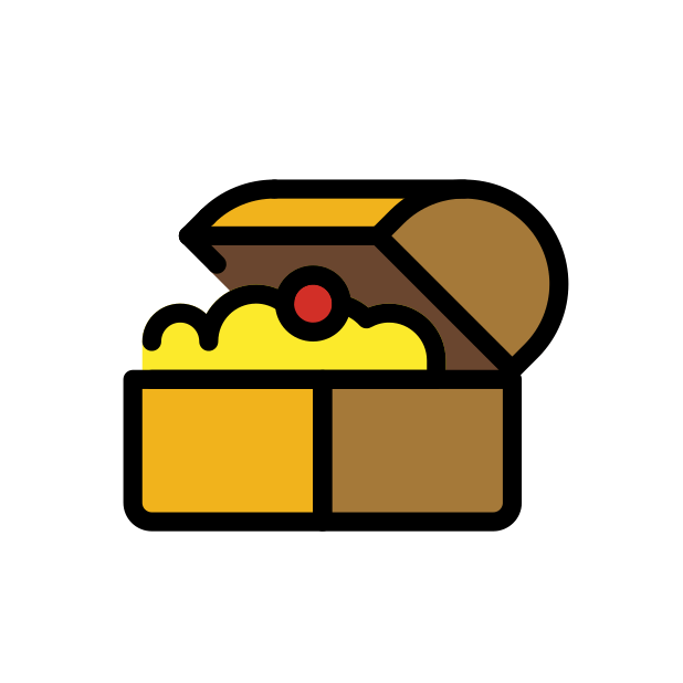 treasure chest - OpenMoji Color Style