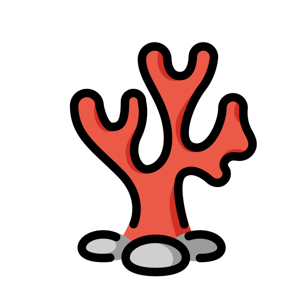coral - OpenMoji Color Style