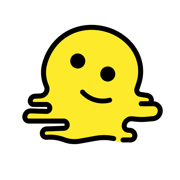 melting face - OpenMoji Color Style