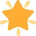 glowing star - Twitter Twemoji Style