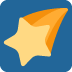 shooting star - Twitter Twemoji Style