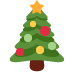 Christmas tree - Twitter Twemoji Style