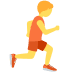 person running facing right - Twitter Twemoji Style