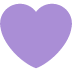purple heart - Twitter Twemoji Style
