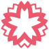 white flower - Twitter Twemoji Style