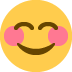 smiling face with smiling eyes - Twitter Twemoji Style