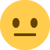 neutral face - Twitter Twemoji Style