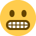 grimacing face - Twitter Twemoji Style