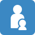 family: adult, child - Twitter Twemoji Style