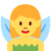 woman fairy - Twitter Twemoji Style