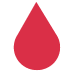 drop of blood - Twitter Twemoji Style