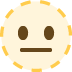 dotted line face - Twitter Twemoji Style