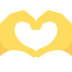 heart hands - Twitter Twemoji Style